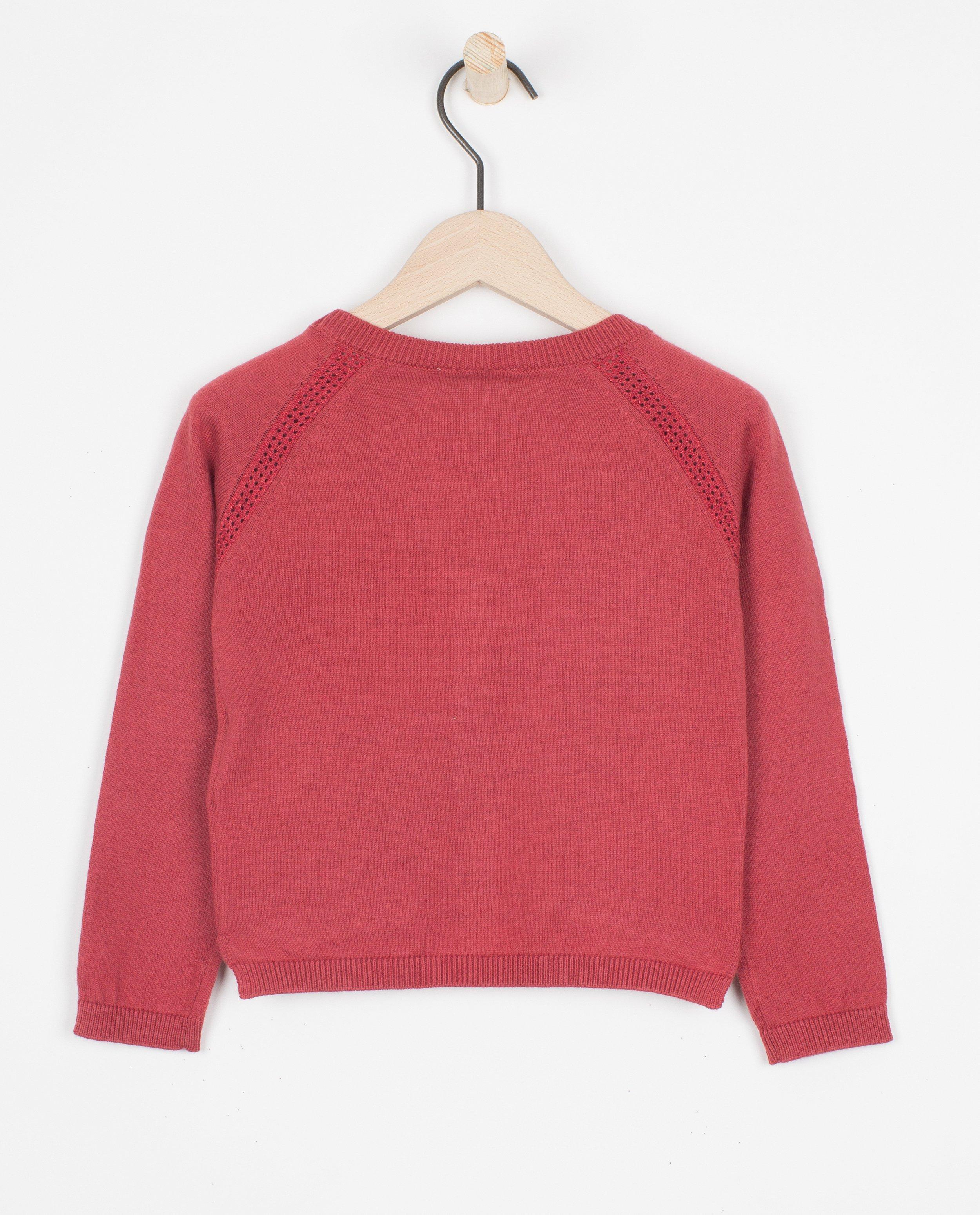 Zachte cardigan met glitterdraad - Product Detail - rood - afbeelding nummer 3