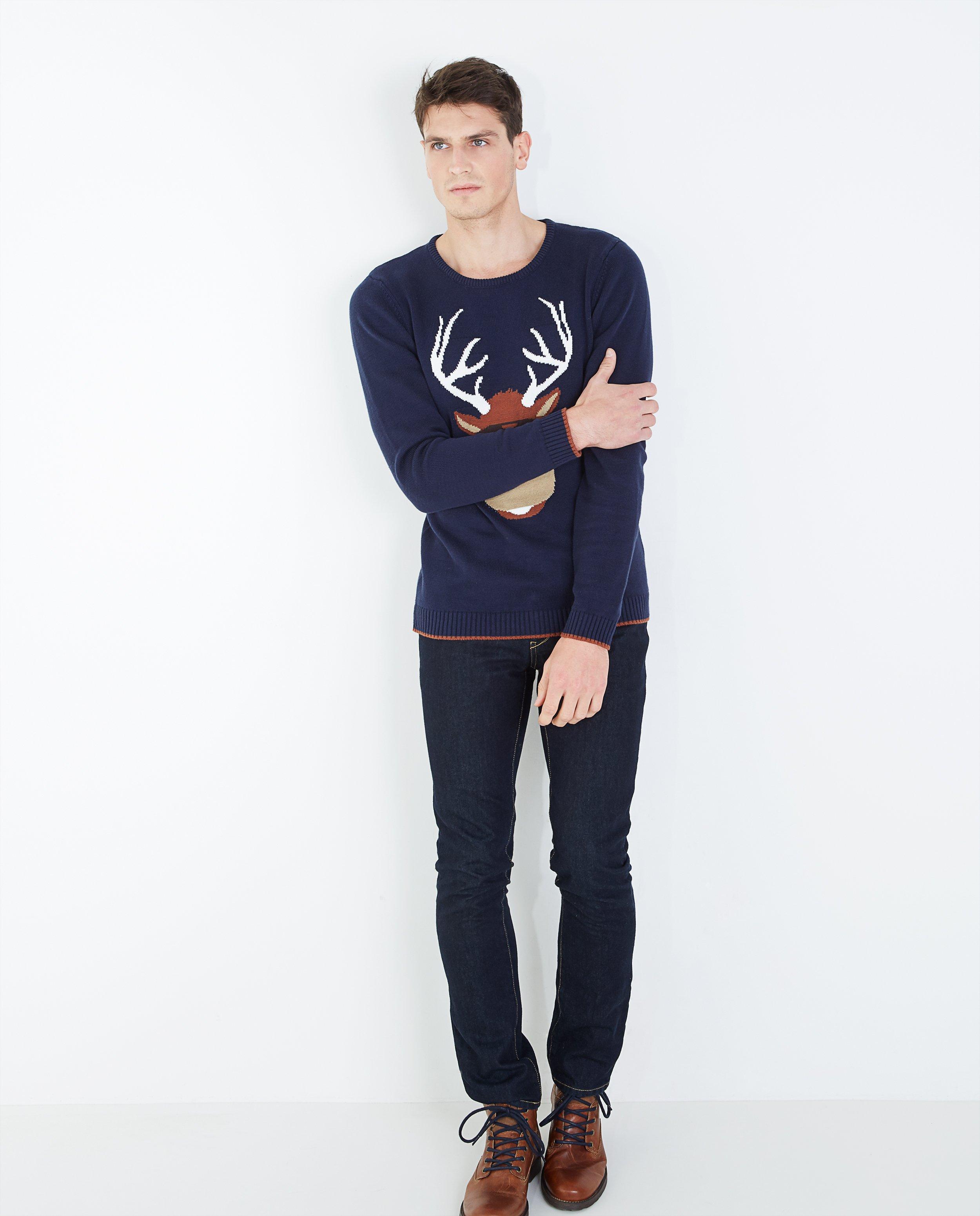Kersttrui met Rudolph - null - Groggy