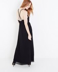 Kleedjes - Zwarte maxi-jurk met rugdecolleté