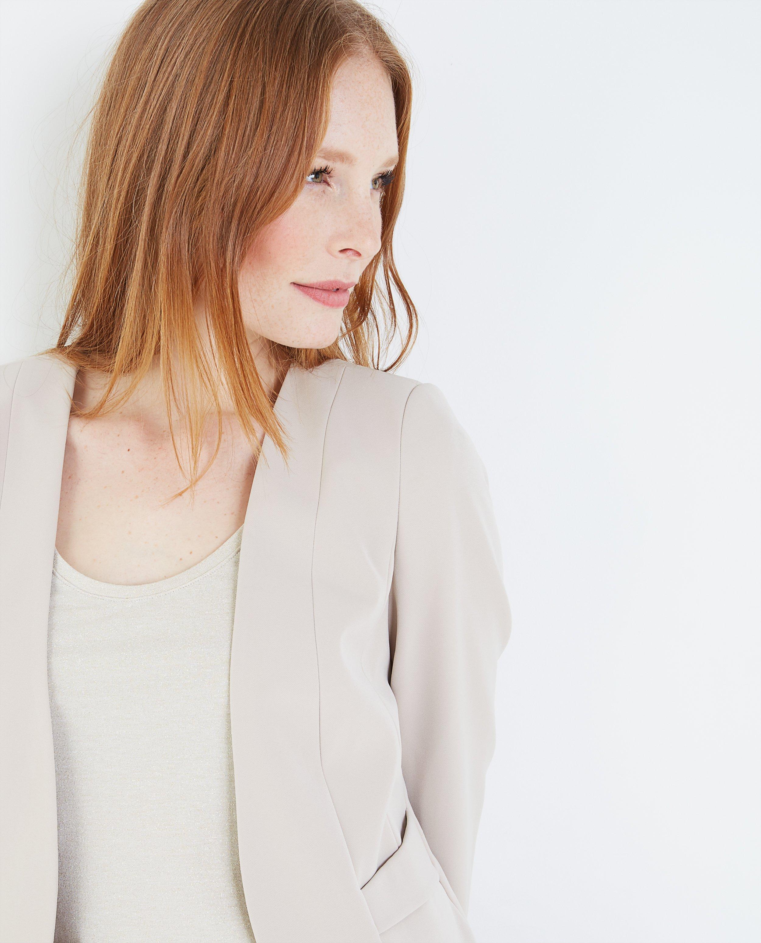 Blazers - Zandkleurige blazer