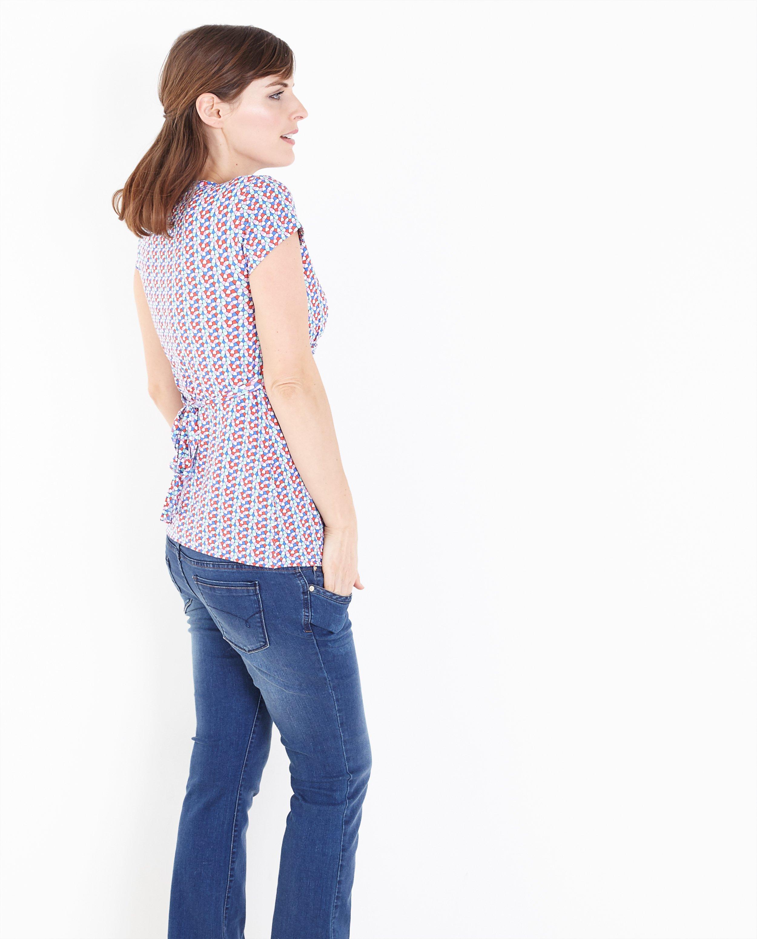 Bedrukt T-shirt Mammae by JBC - Product Detail - blauw - afbeelding nummer 3