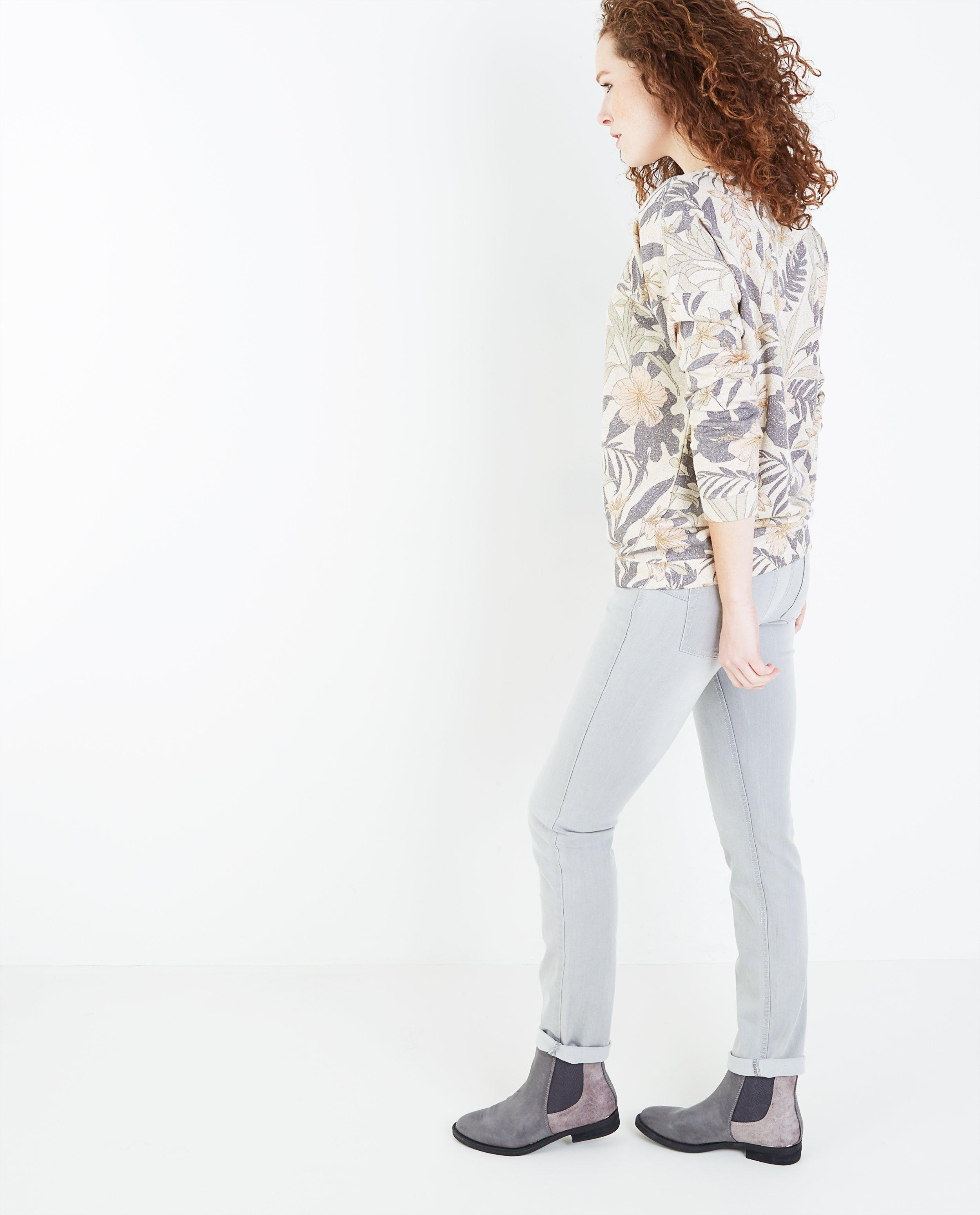 Grijze broek met rechte pijpen L34 - Product Detail - lichtgrijs - afbeelding nummer 2