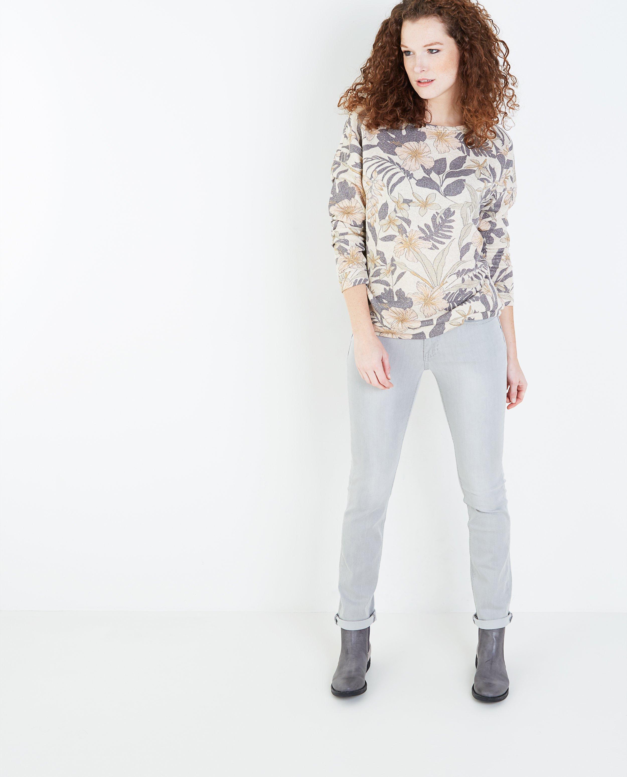 Grijze broek met rechte pijpen L34 - Product Detail - lichtgrijs - afbeelding nummer 3