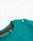 T-shirts - Azuurgroene longsleeve Bumba