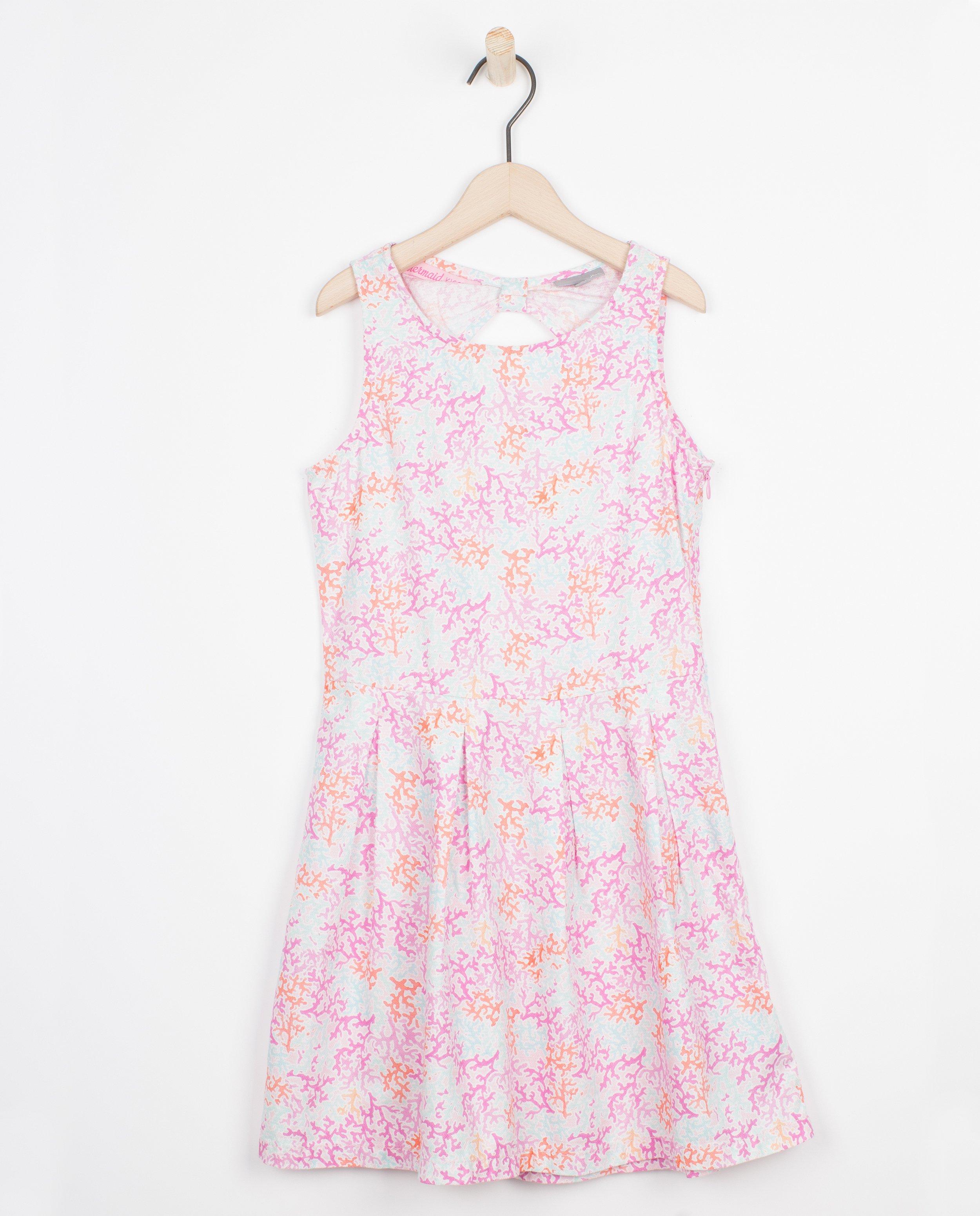 Jurk met koraalprint - Product Detail - meerkleurig - afbeelding nummer 1