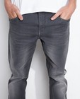 Jeans - Grijze jeans van sweat denim