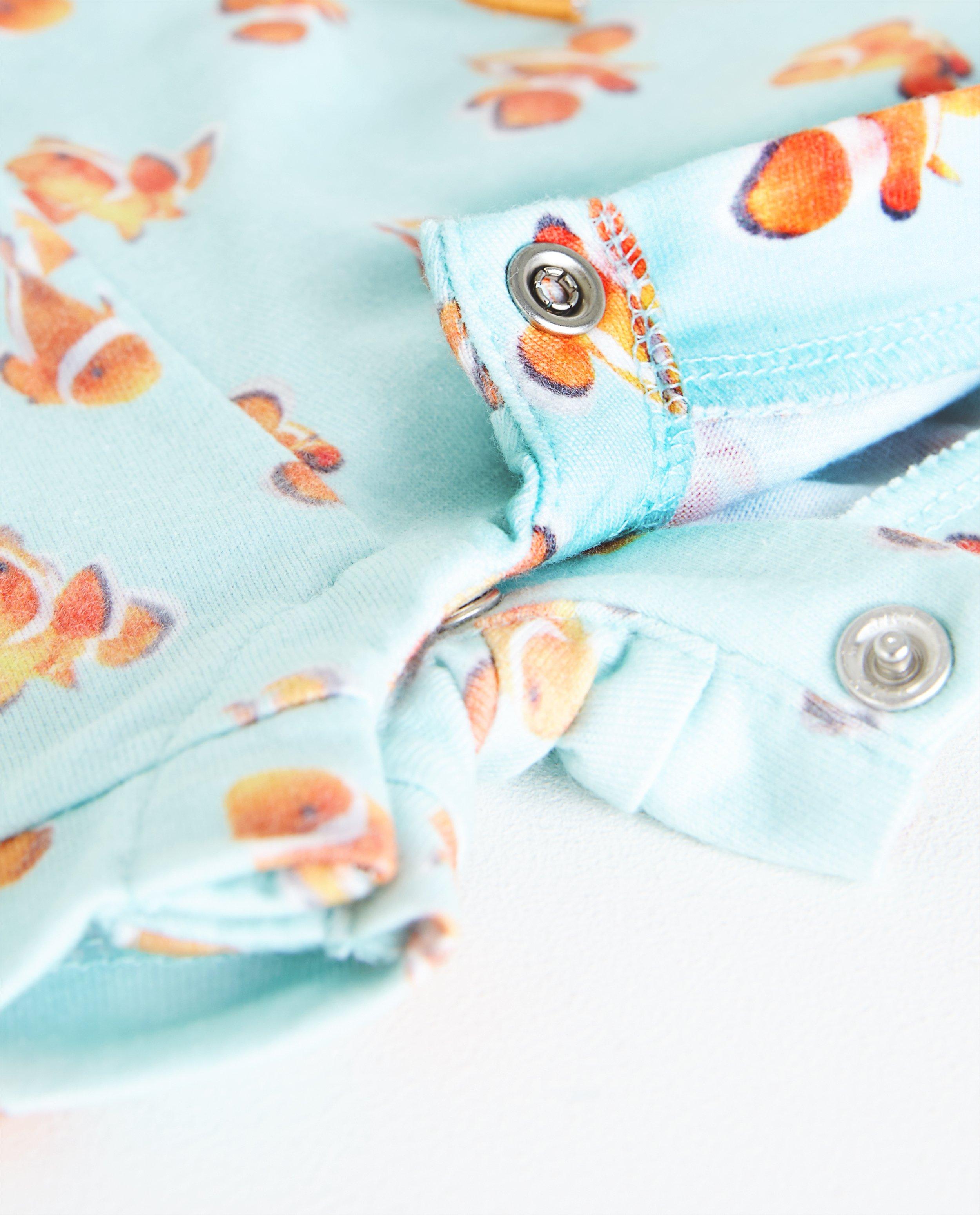 Set van roze playsuit en haarband  - Product Detail - lichtblauw - afbeelding nummer 6