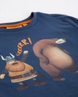 T-shirts - Donkergrijze longsleeve Wickie