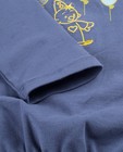 T-shirts - Jeansblauwe longsleeve Bumba