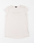 Roze glitter-T-shirt met kant - null - JBC