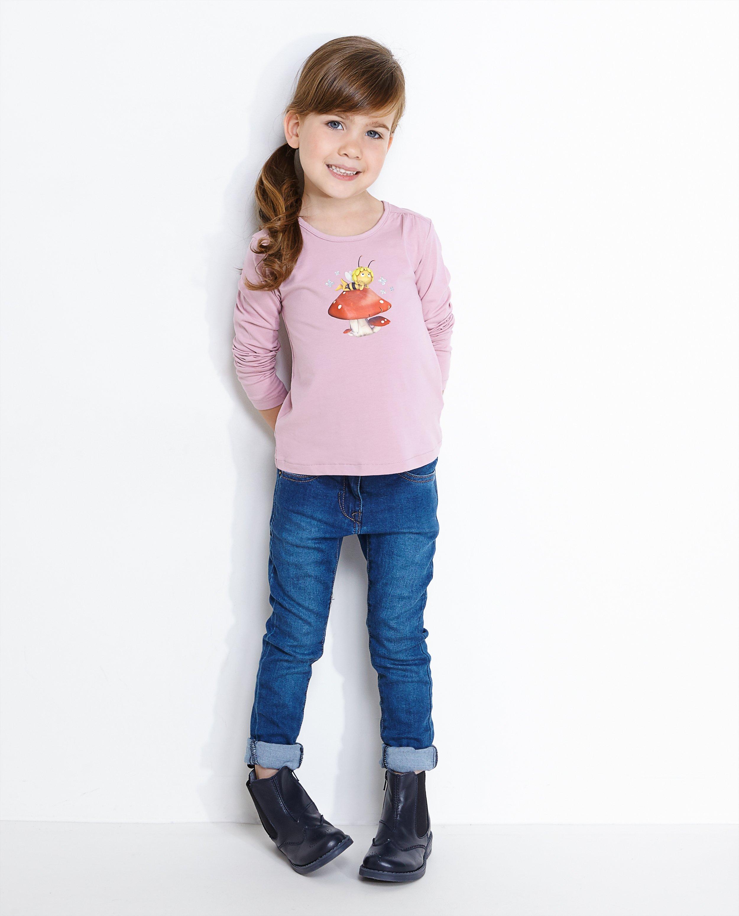 Jeansblauwe longsleeve Maya - null - Maya