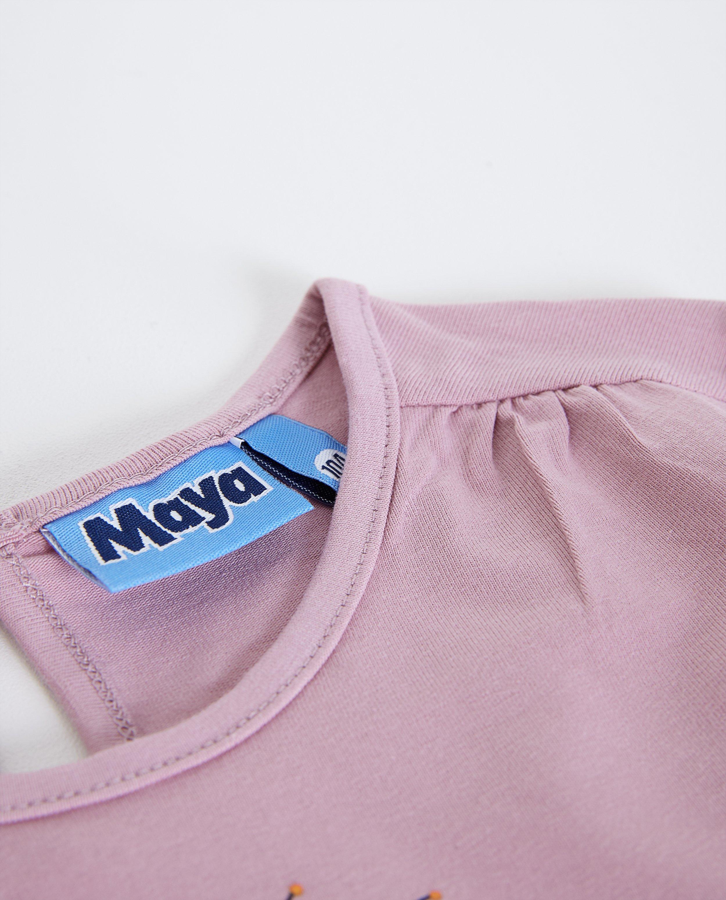 T-shirts - Jeansblauwe longsleeve Maya