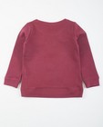 Sweats - Roze glittersweater met pailletten
