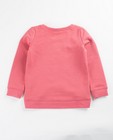Sweats - Roze glittersweater met pailletten