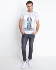 Lichtgrijs T-shirt met print - null - Groggy