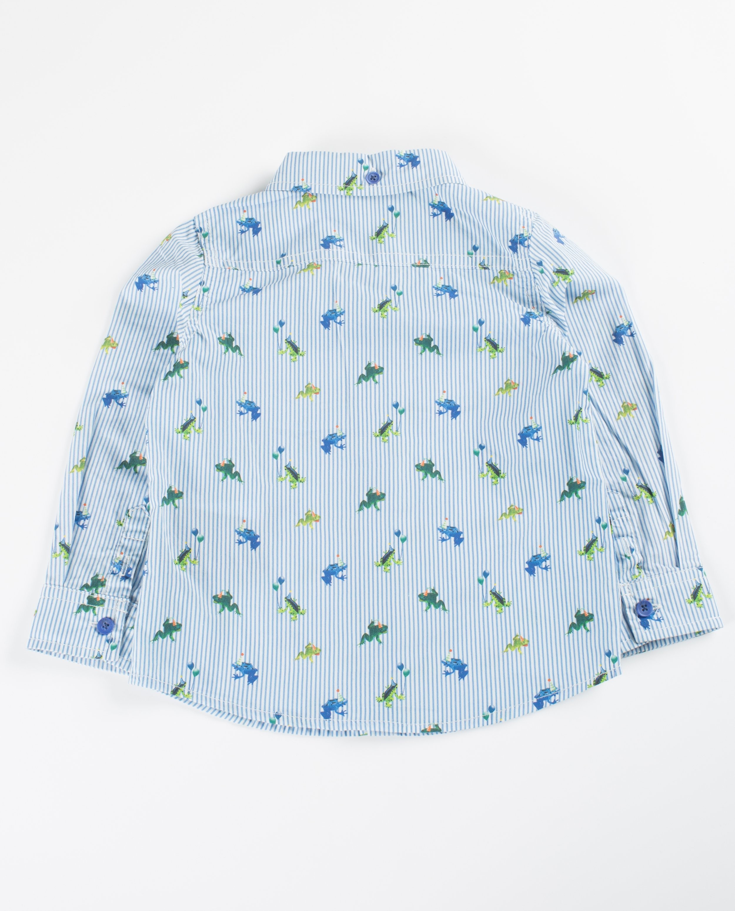 Chemises - Gestreept hemd met kikkers
