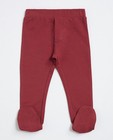 Rode pyjama van biokatoen