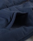 Jassen - Blauwe jas met imitatievacht