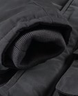 Manteaux - Donkergrijze jas met grote voorzakken