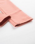 Broeken - Zalmroze broek met riem