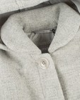 Jassen - Grijze jas van een wolmix met kap