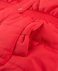 Manteaux - Rode jas met imitatiepels