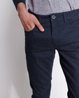 Pantalons - Blauwe broek met draagplooitjes