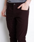 Pantalons - Bordeaux broek met slim fit