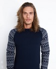 Sweater met jacquardmouwen - null - Groggy