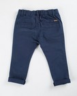 Pantalons - Blauwe chino