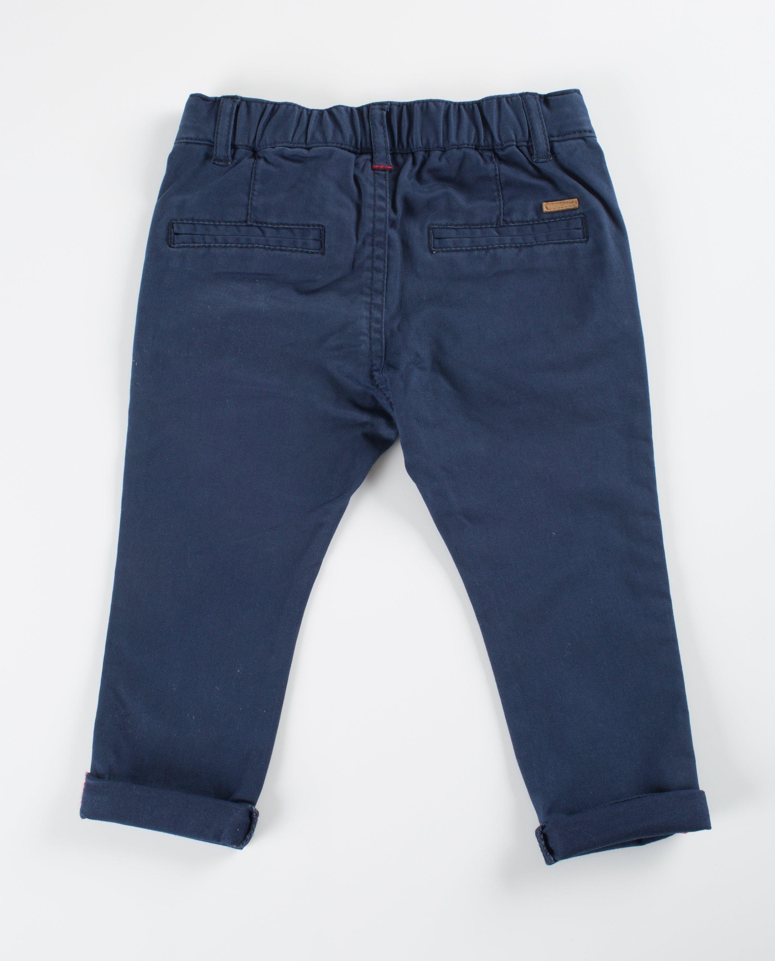 Broeken - Blauwe chino