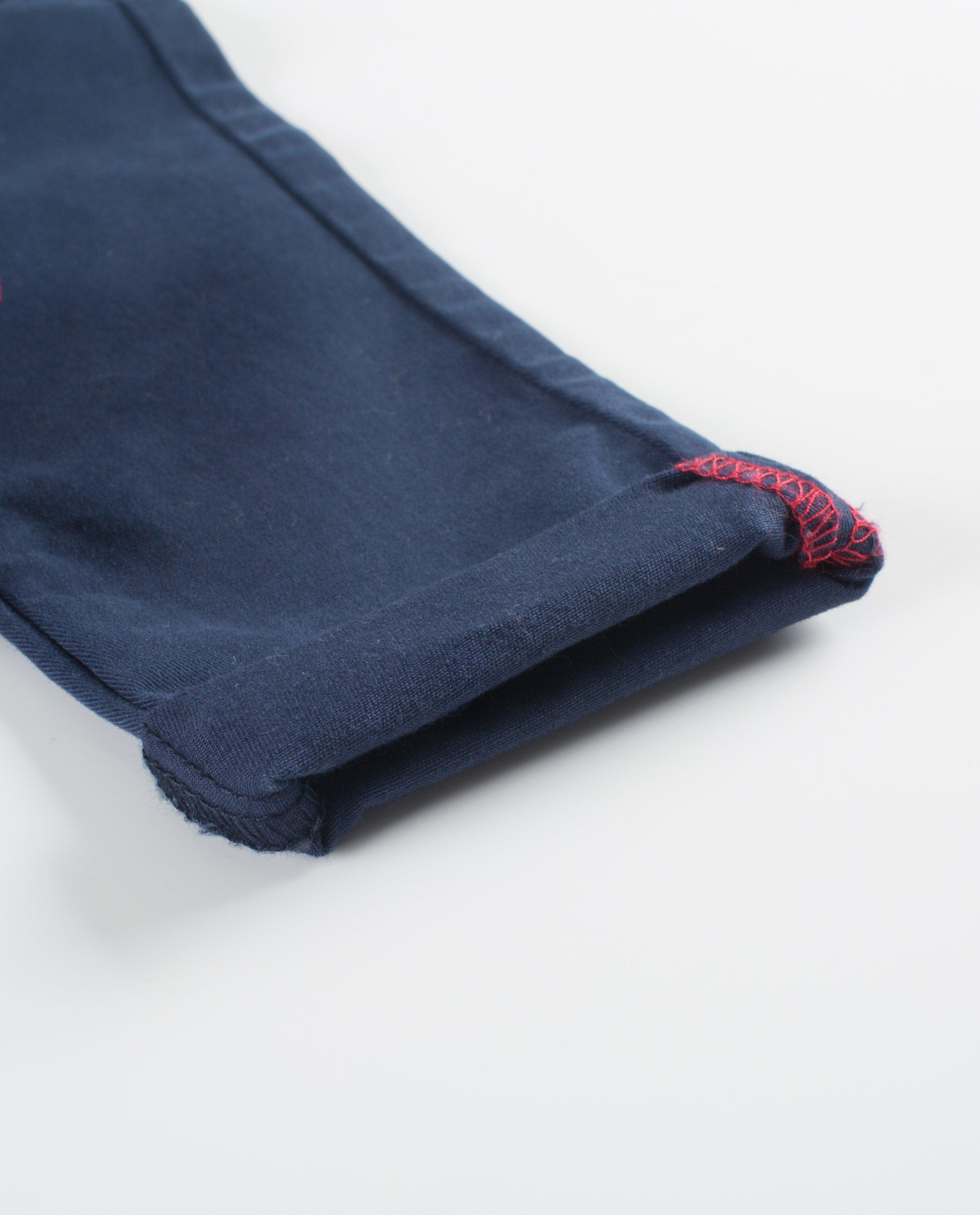 Broeken - Blauwe chino