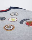 T-shirts - Longsleeve met patchprint