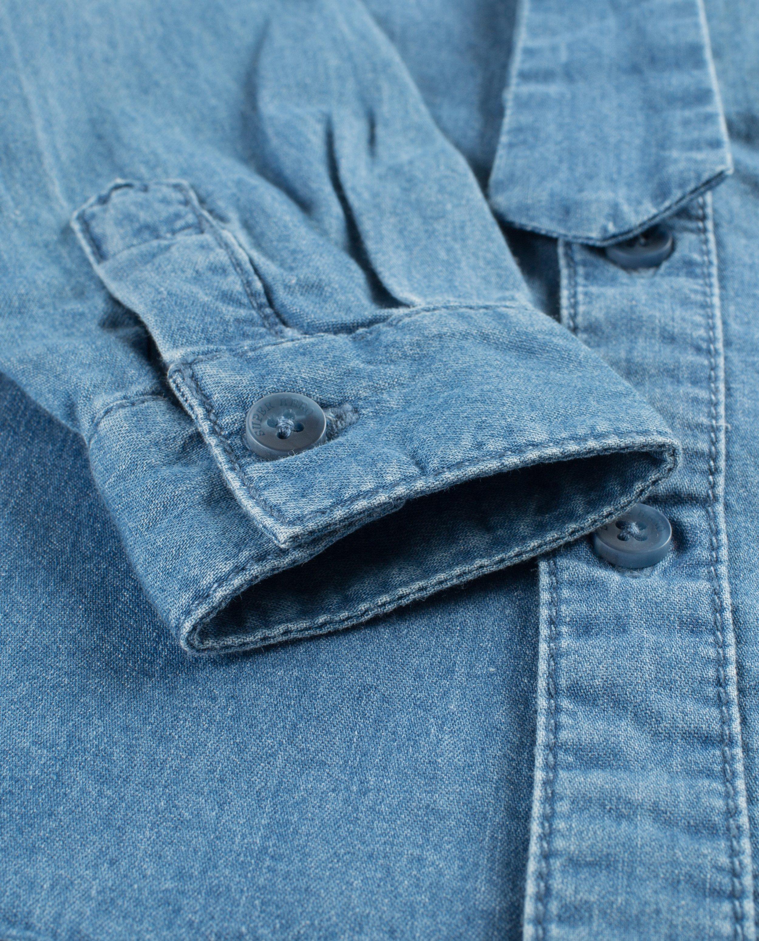 Chemises - Jeanshemd met stropdas