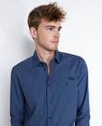 Chemises - Blauw hemd met bolletjespatroon