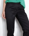 Broeken - Zwarte pantalon met patroon