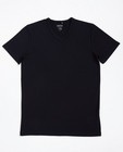 T-shirts - Slim T-shirt van biokatoen met V-hals