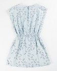 Robes - Zachtblauwe jurk met bloemenprint