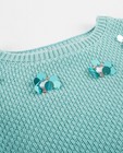 Truien - Azuurkleurige trui met pailletten