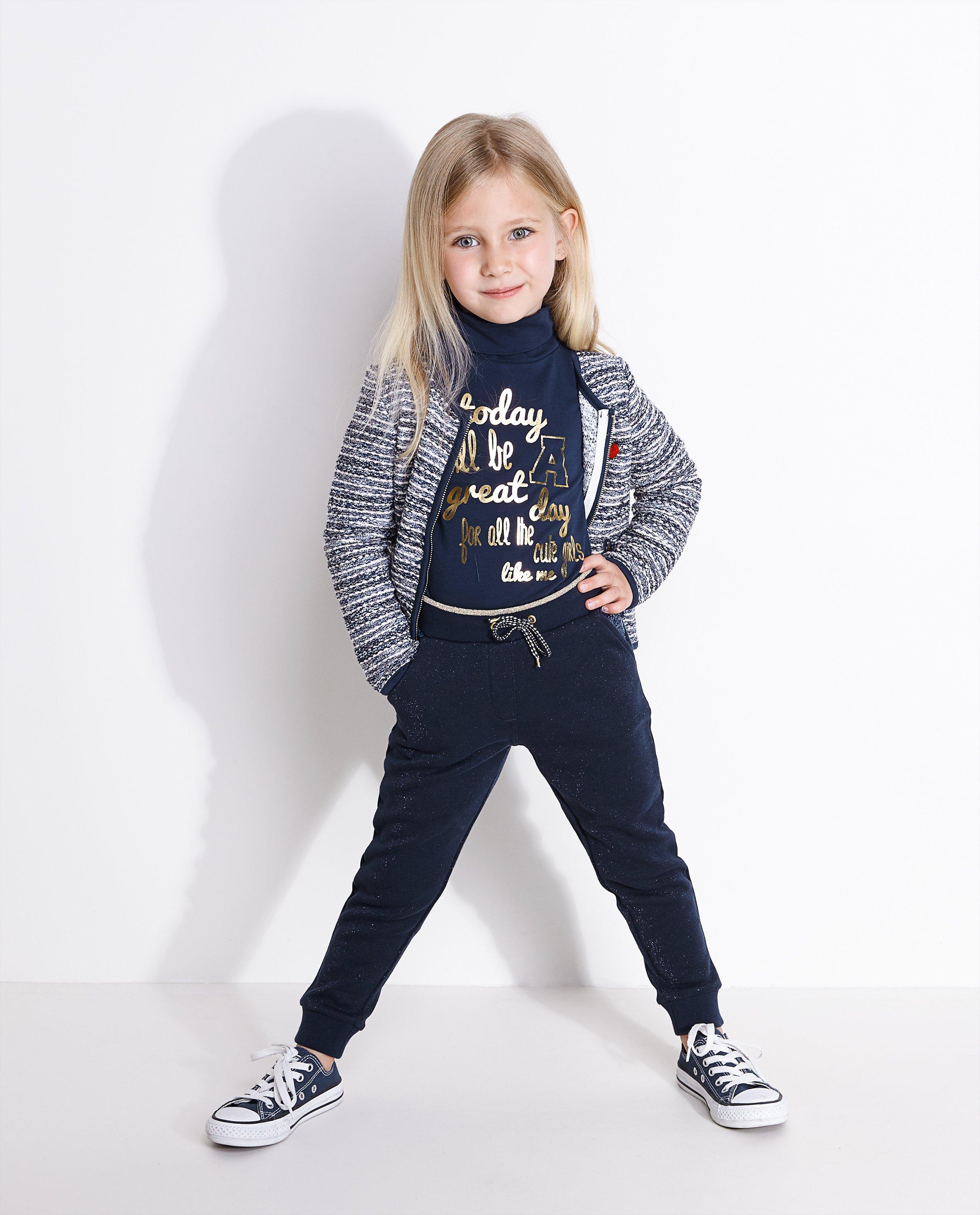 Coltruitje met metallic print - null - JBC