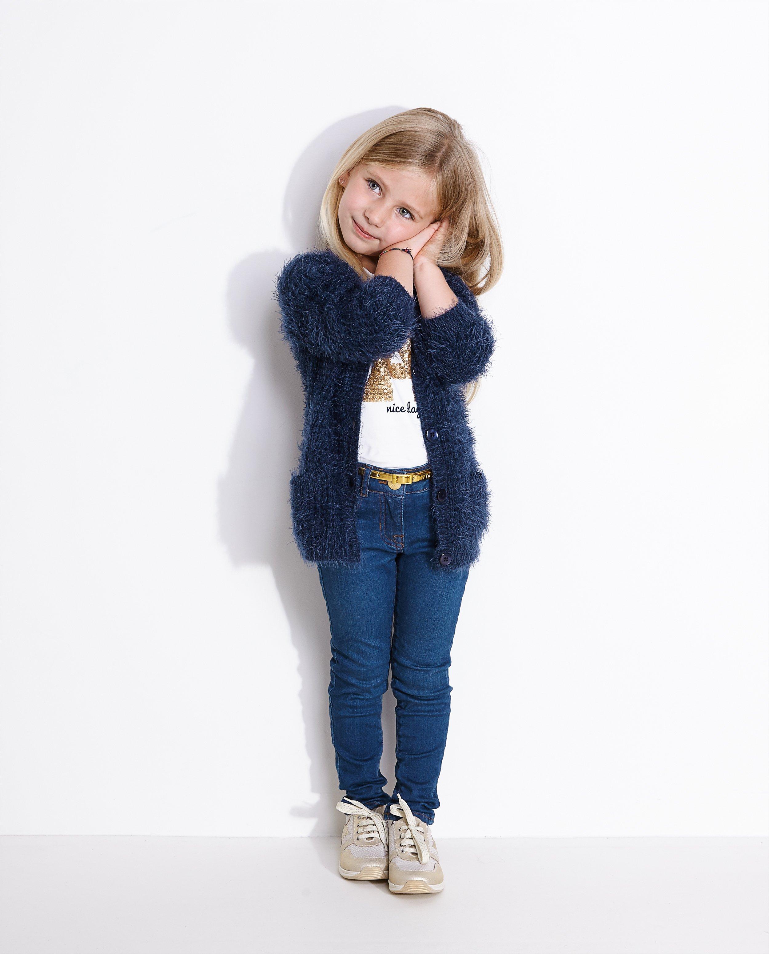 Zachte cardigan met patch - null - JBC