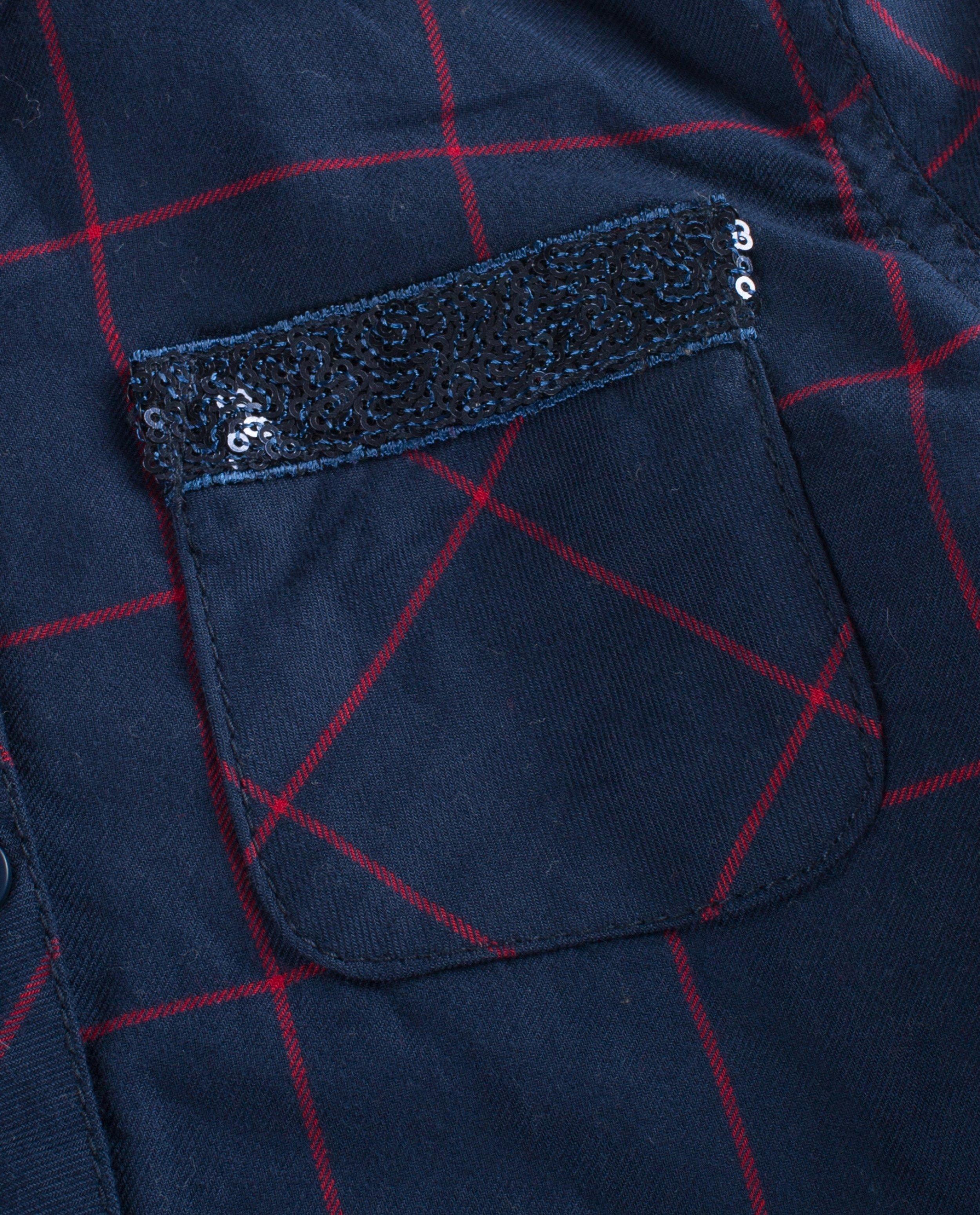 Robes - Geruite hemdjurk met riem
