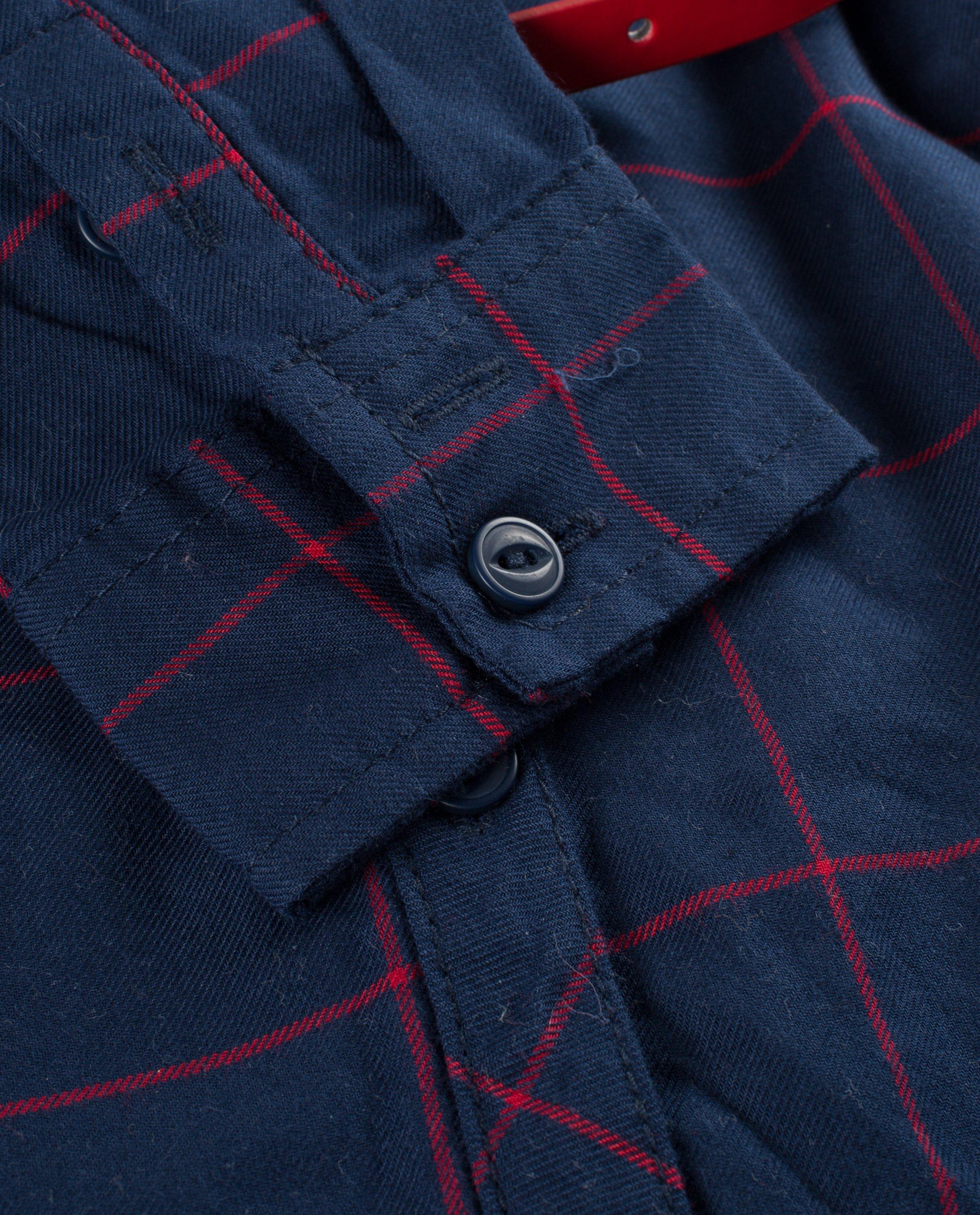 Robes - Geruite hemdjurk met riem