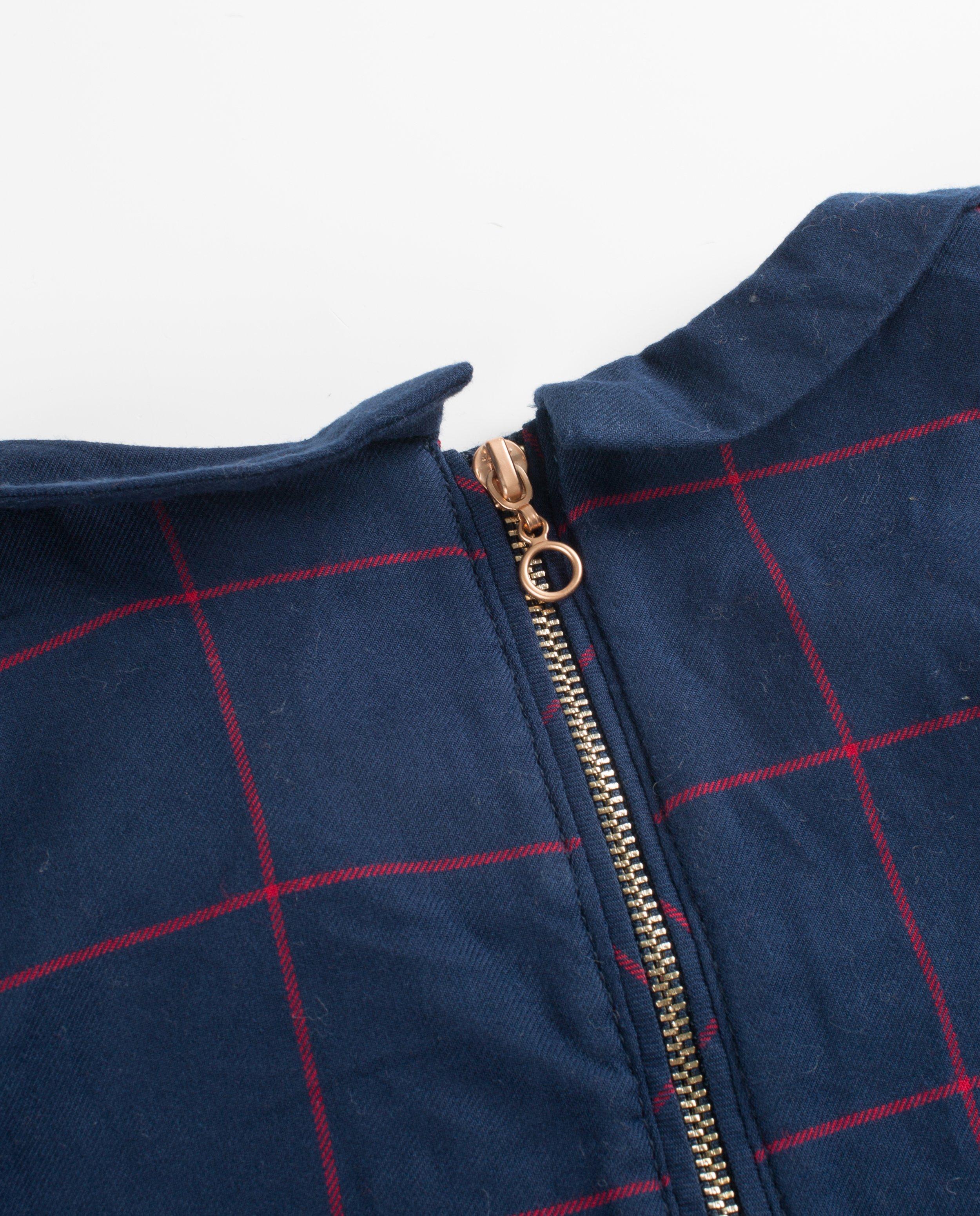 Geruite blouse met kraag - Product Detail - donkerblauw - afbeelding nummer 5