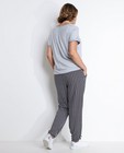 Pantalons - Crêpe broek met zigzagpatroon