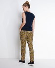 Pantalons - Crêpe broek met floral print