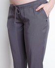 Pantalons - Grijze broek van lyocell
