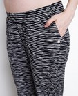 Pantalons - Gladde broek met patroon