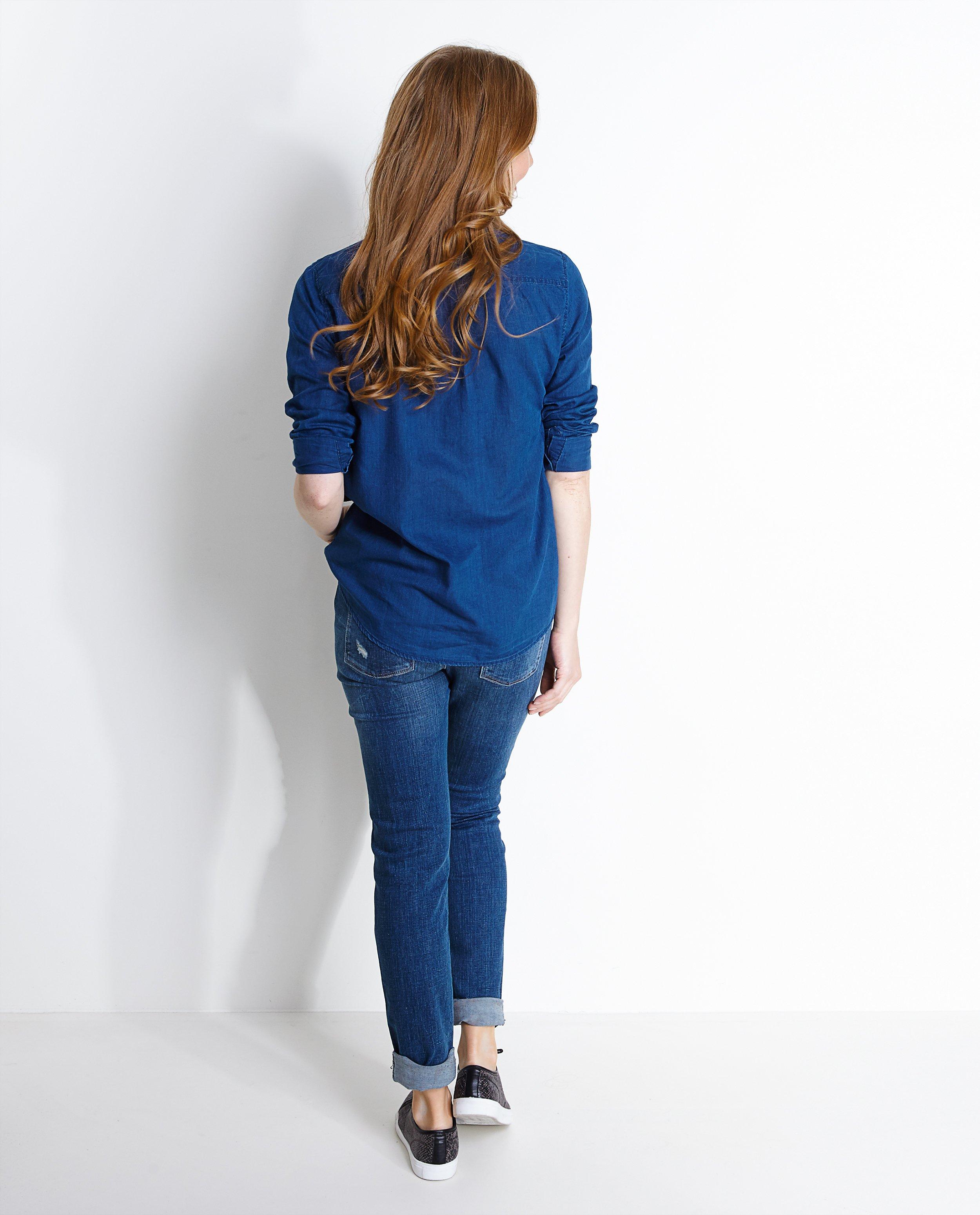 Chemises - Licht jeanshemd