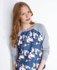 Sweaters - Sweater met grafische bloemenprint